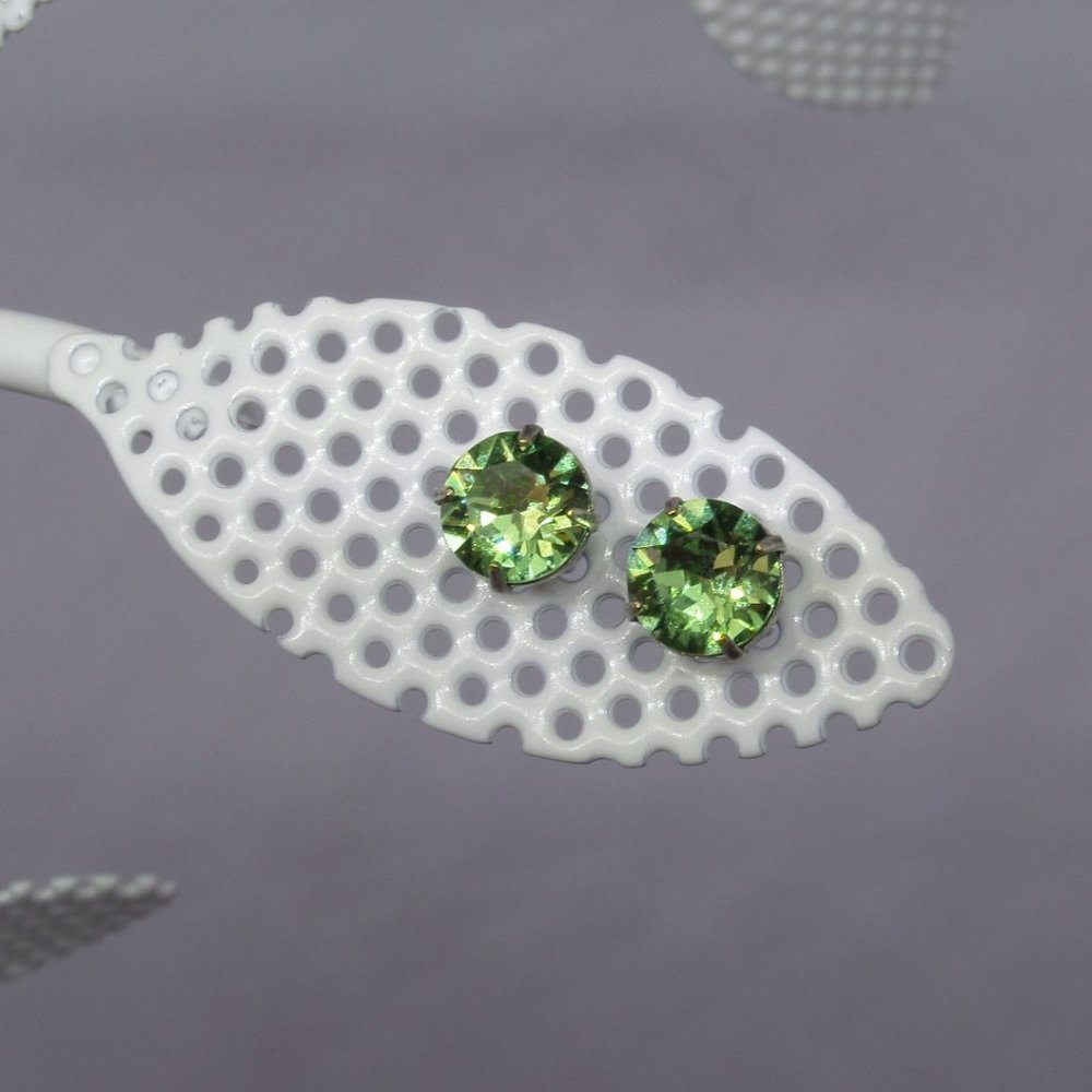 USA Handcrafted BRILLIANT Crystal Stud Earrings